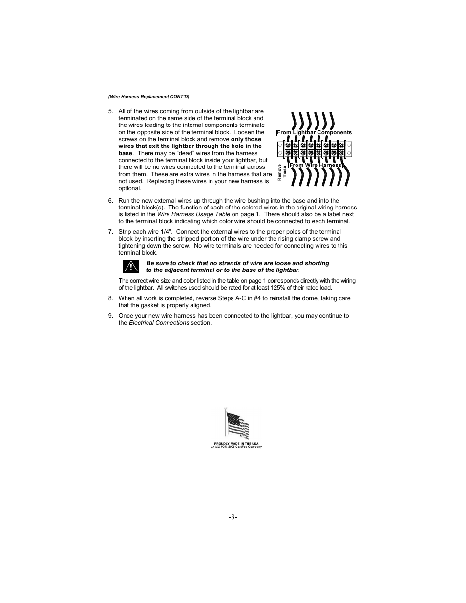 Star Headlight & Lantern 8600 Series Intercepto - 66" Tow Packages User Manual | Page 6 / 24