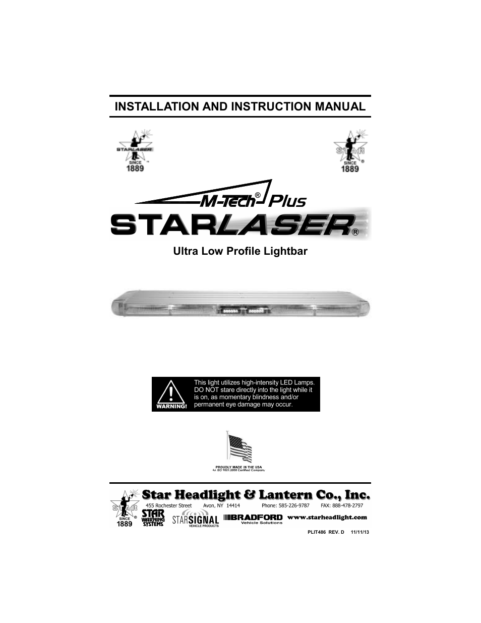 Star Headlight & Lantern 7400 Laser M User Manual | 12 pages