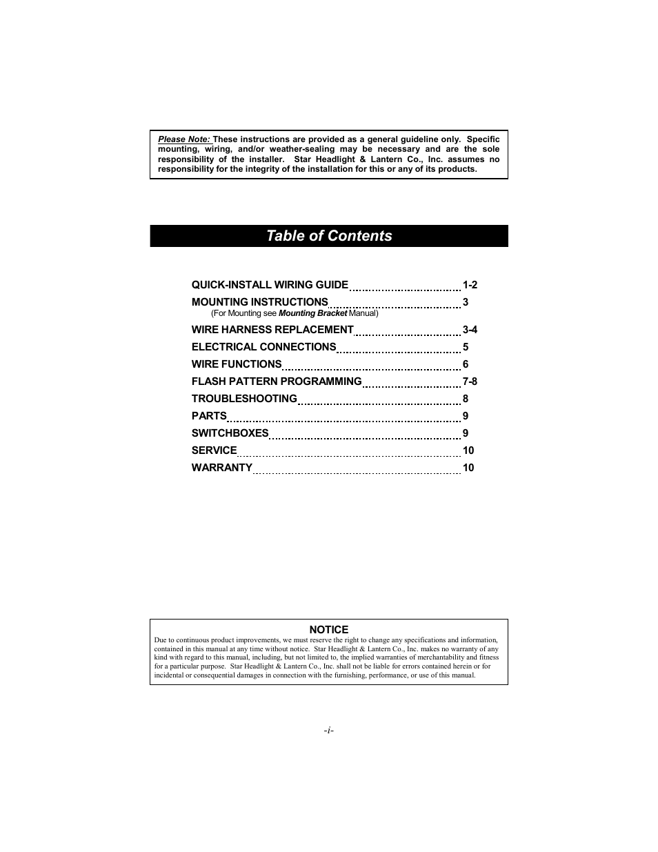 Star Headlight & Lantern 7400 Laser M User Manual | Page 2 / 12