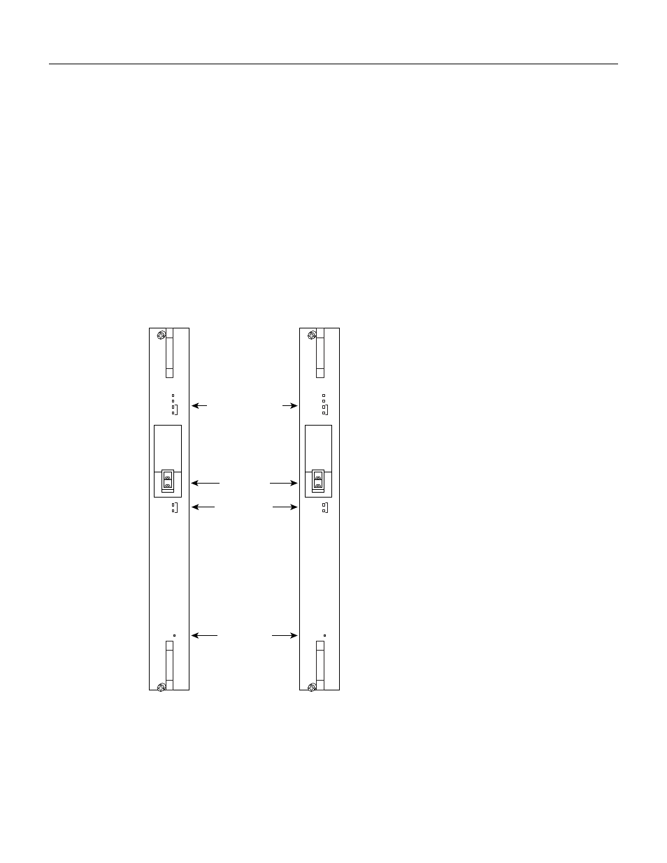 Reset switch, Led indicators, Never look into an optical cable or connector | Figure 1-6 ntc oc-3 faceplates | Cisco 6200 User Manual | Page 11 / 32
