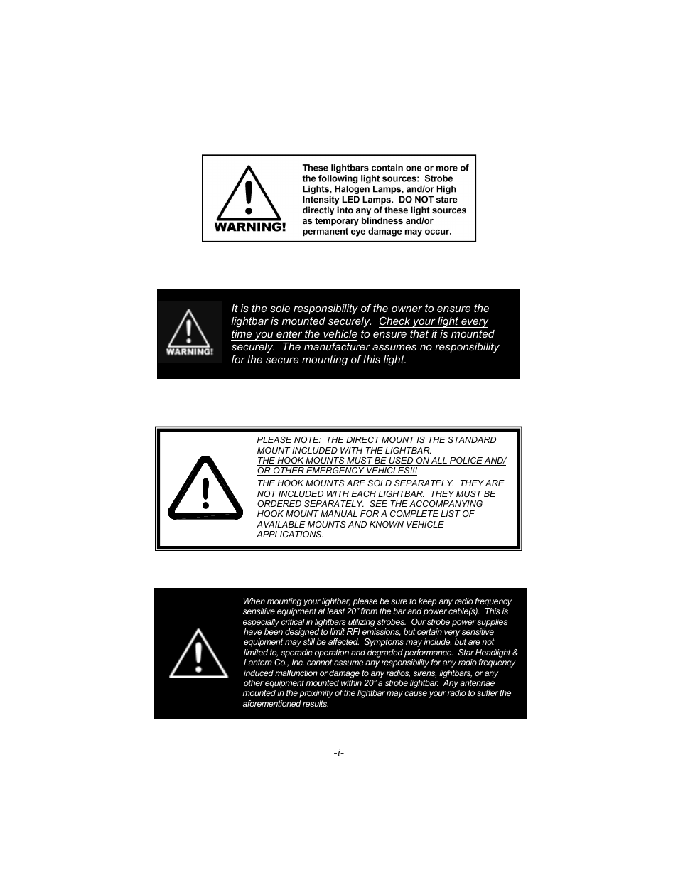 Star Headlight & Lantern 7400 Star Lase User Manual | Page 2 / 24
