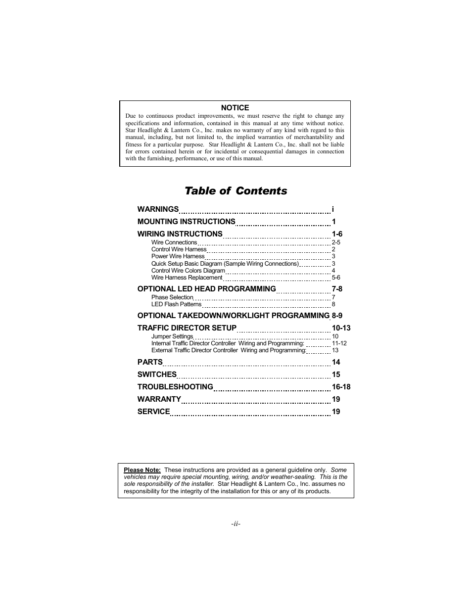 Star Headlight & Lantern 7400 Star Lase User Manual | Page 3 / 24