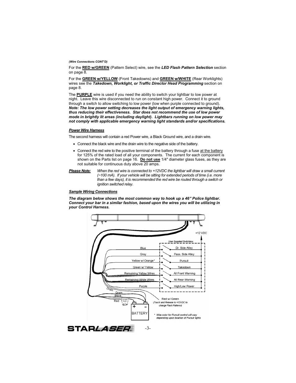 Star Headlight & Lantern 7400 Star Lase User Manual | Page 6 / 24