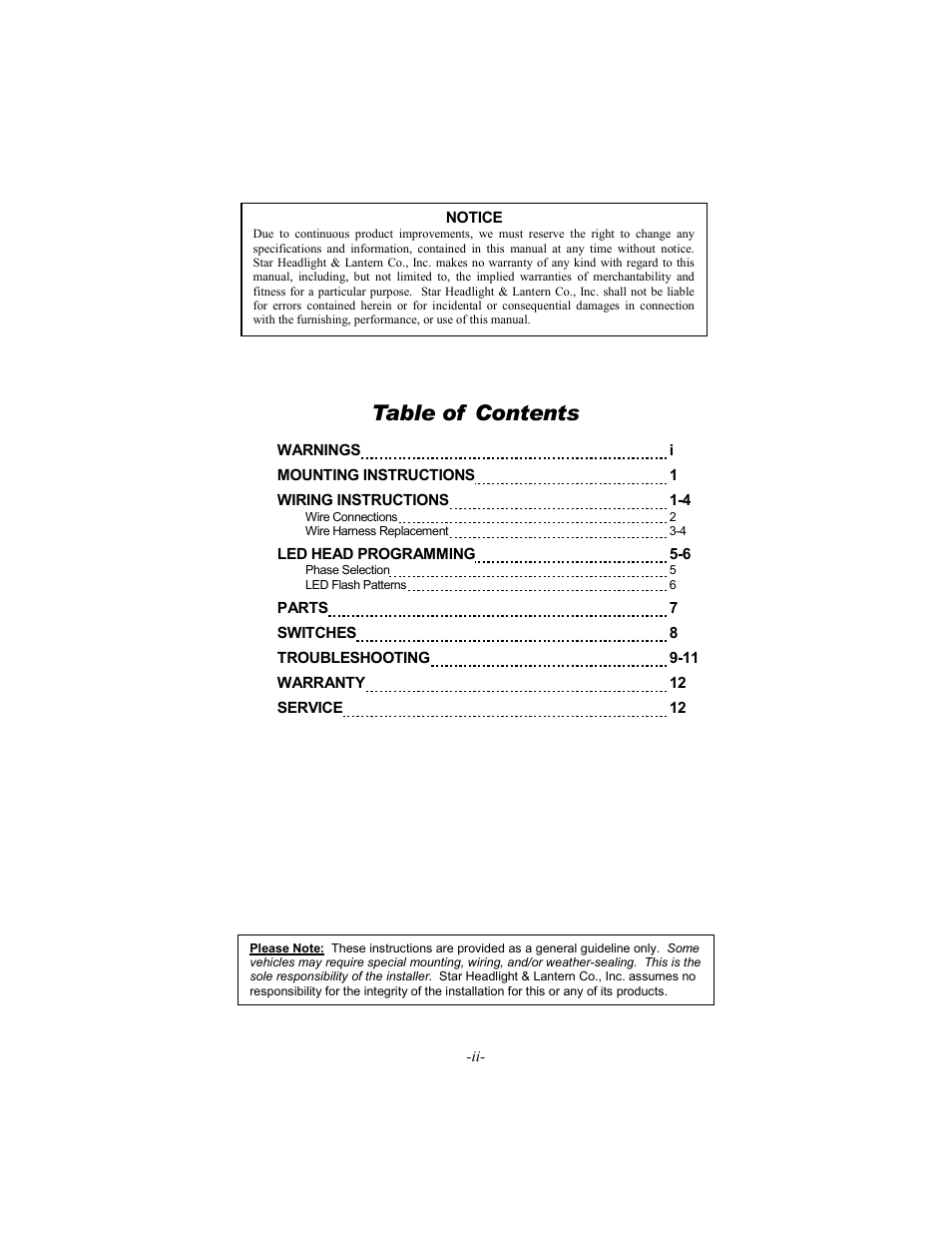 Star Headlight & Lantern 7400 Star Lase User Manual | Page 3 / 16