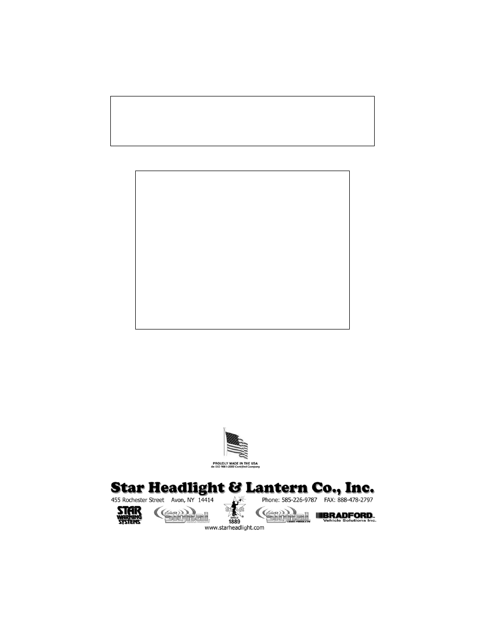 Led five year limited warranty | Star Headlight & Lantern Hide-A-STA Remote Flashing LED Kits User Manual | Page 8 / 8