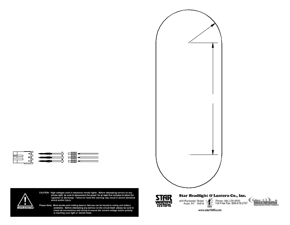 Star Headlight & Lantern 3930 Par-36 Round Strobe User Manual | 1 page
