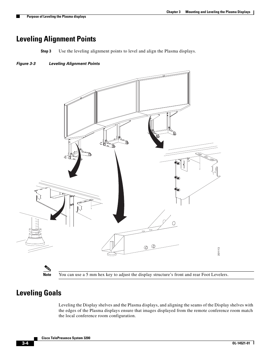 Leveling alignment points, Leveling goals | Cisco 3200 User Manual | Page 28 / 282