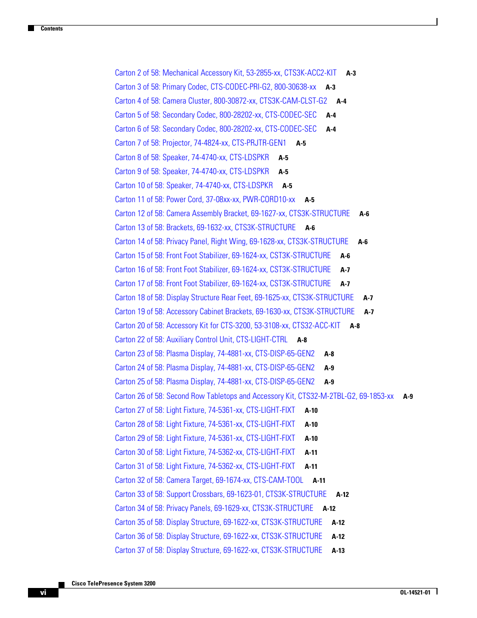 Cisco 3200 User Manual | Page 6 / 282