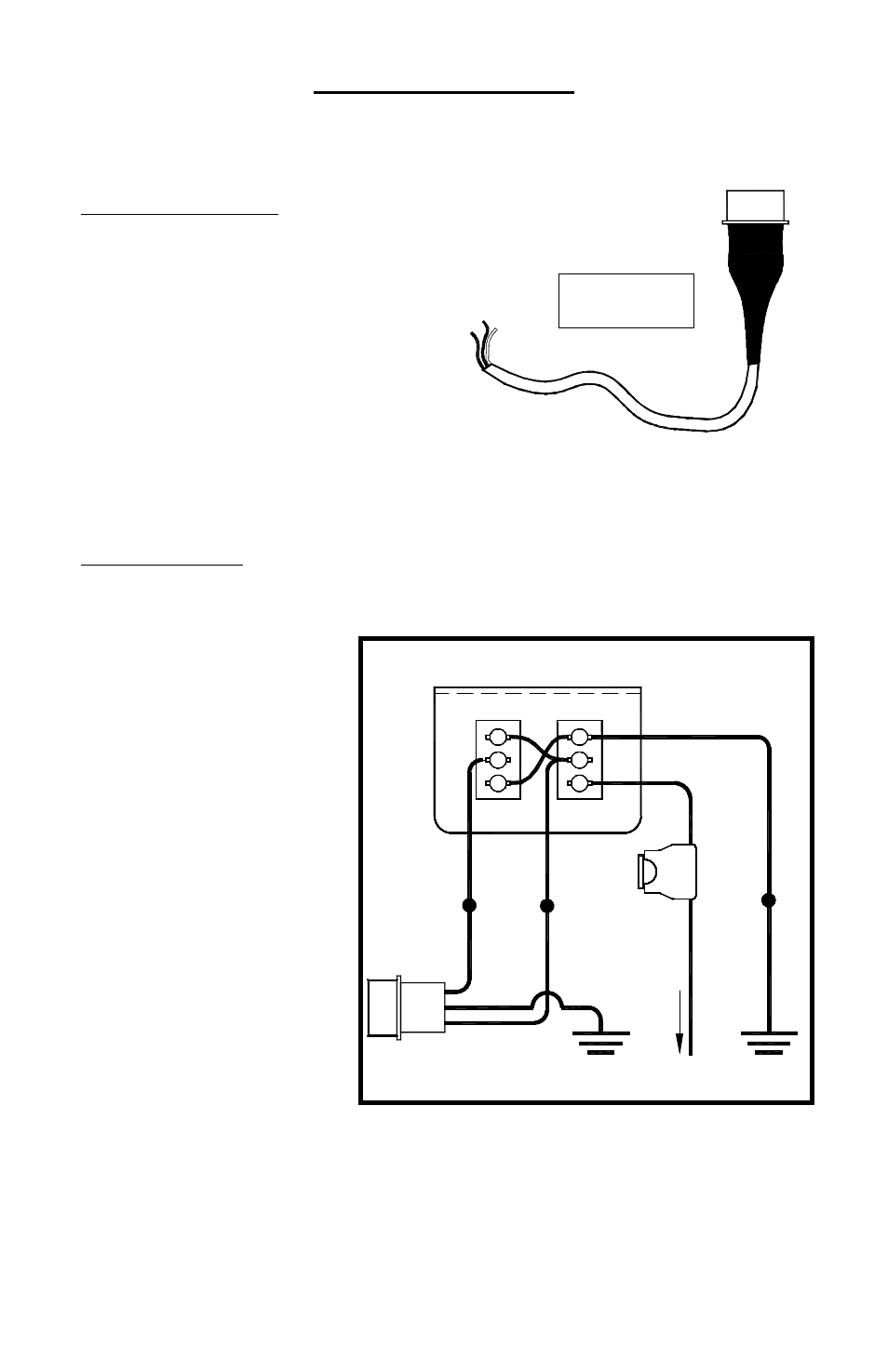 Rp310 series wiring, Power plug, Basic on/off wiring | Red = power black = ground white = hi/lo option | Star Headlight & Lantern RSK310P Strobe Kit User Manual | Page 4 / 10