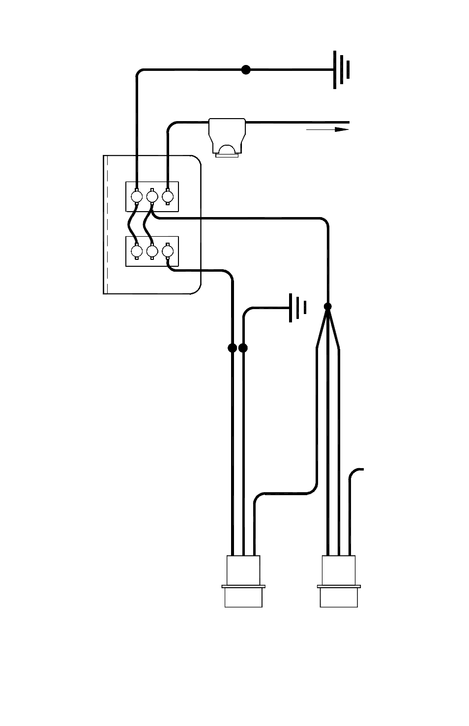 All heads activate together), Ctrl connector, Power connector | Connect to +12 vdc | Star Headlight & Lantern Optimax-DH RP242 User Manual | Page 7 / 12