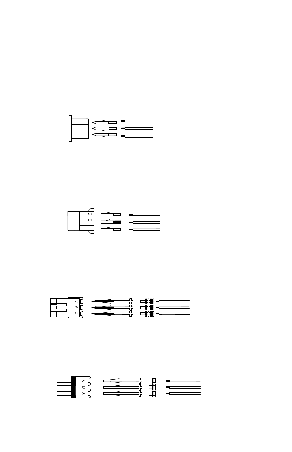 Ck473, Ck472, Ck702 | Ck703, White (trigger) black (ground), White (trigger) red (hot), Black (ground) | Star Headlight & Lantern STAR-PA RSK996P User Manual | Page 19 / 22
