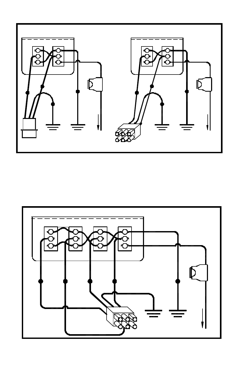 Figure 1, Figure 2, Low high | Connect to +12 vdc | Star Headlight & Lantern Optimax-DH RP242 User Manual | Page 6 / 11