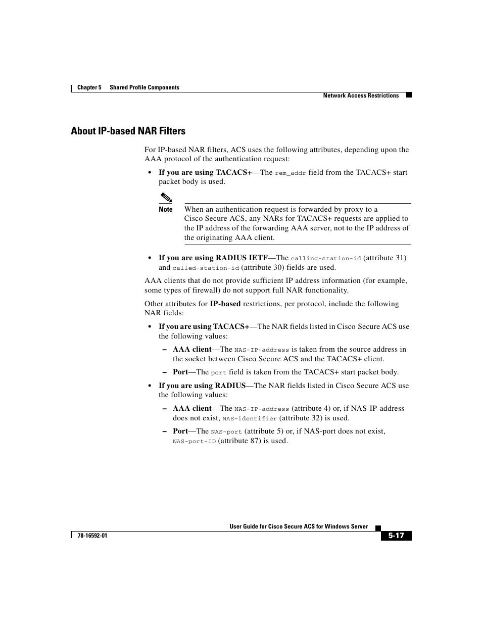 About ip-based nar filters | Cisco 3.3 User Manual | Page 171 / 860