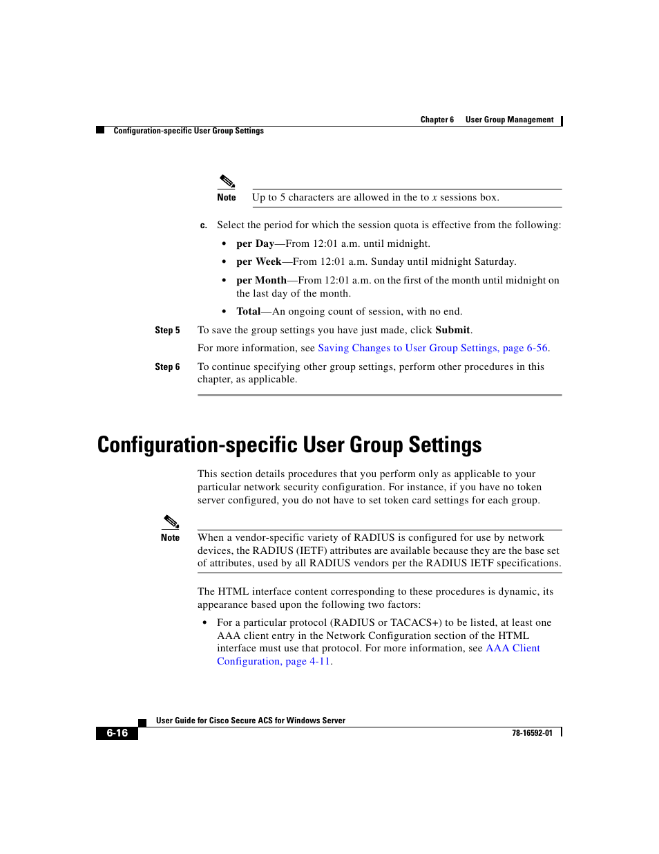 Configuration-specific user group settings | Cisco 3.3 User Manual | Page 206 / 860