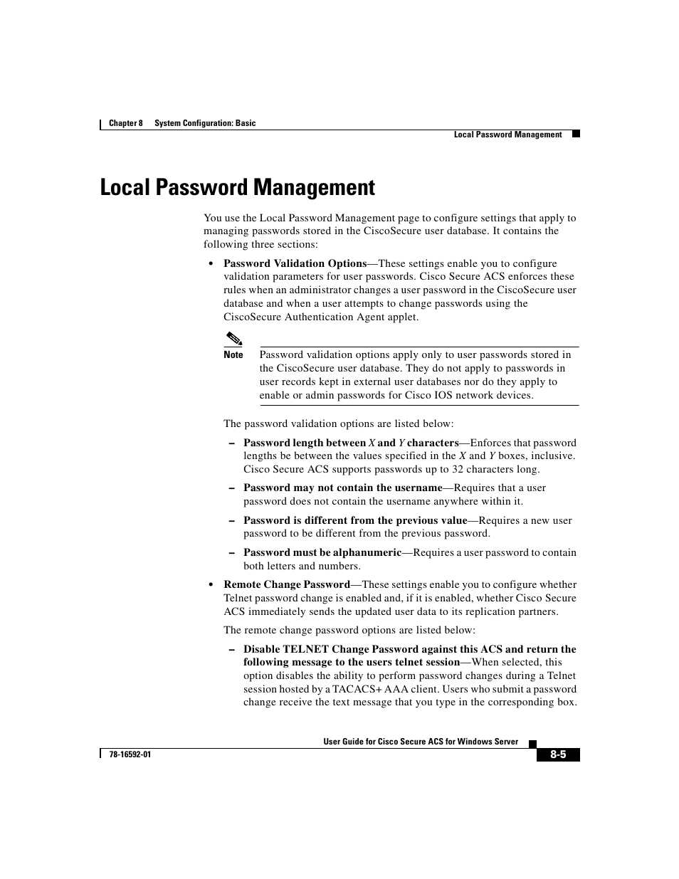 Local password management | Cisco 3.3 User Manual | Page 311 / 860