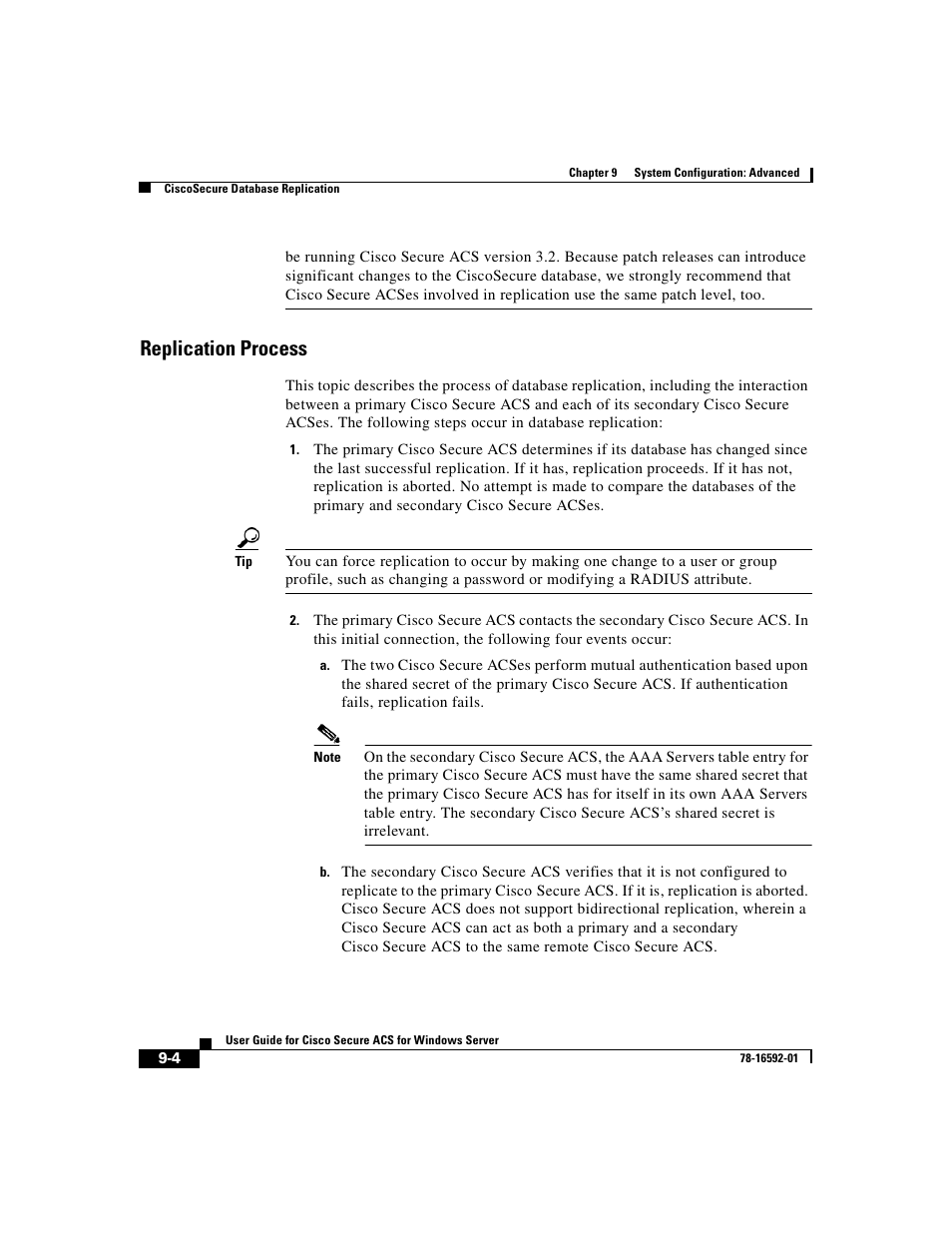 Replication process | Cisco 3.3 User Manual | Page 332 / 860