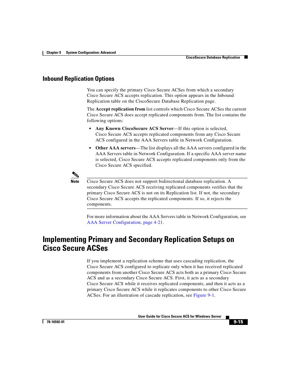 Inbound replication options | Cisco 3.3 User Manual | Page 343 / 860
