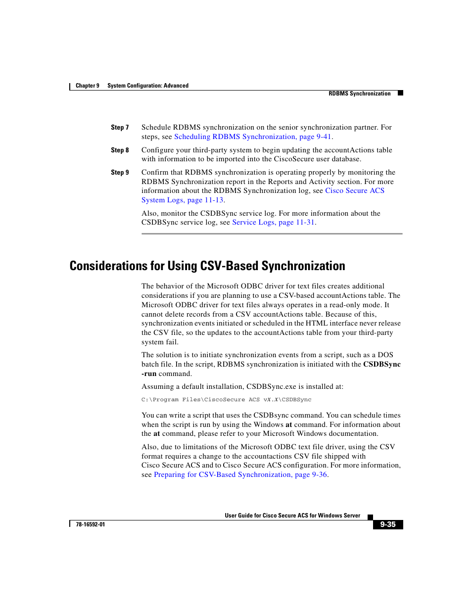 Considerations for using csv-based synchronization, Step 7 | Cisco 3.3 User Manual | Page 363 / 860