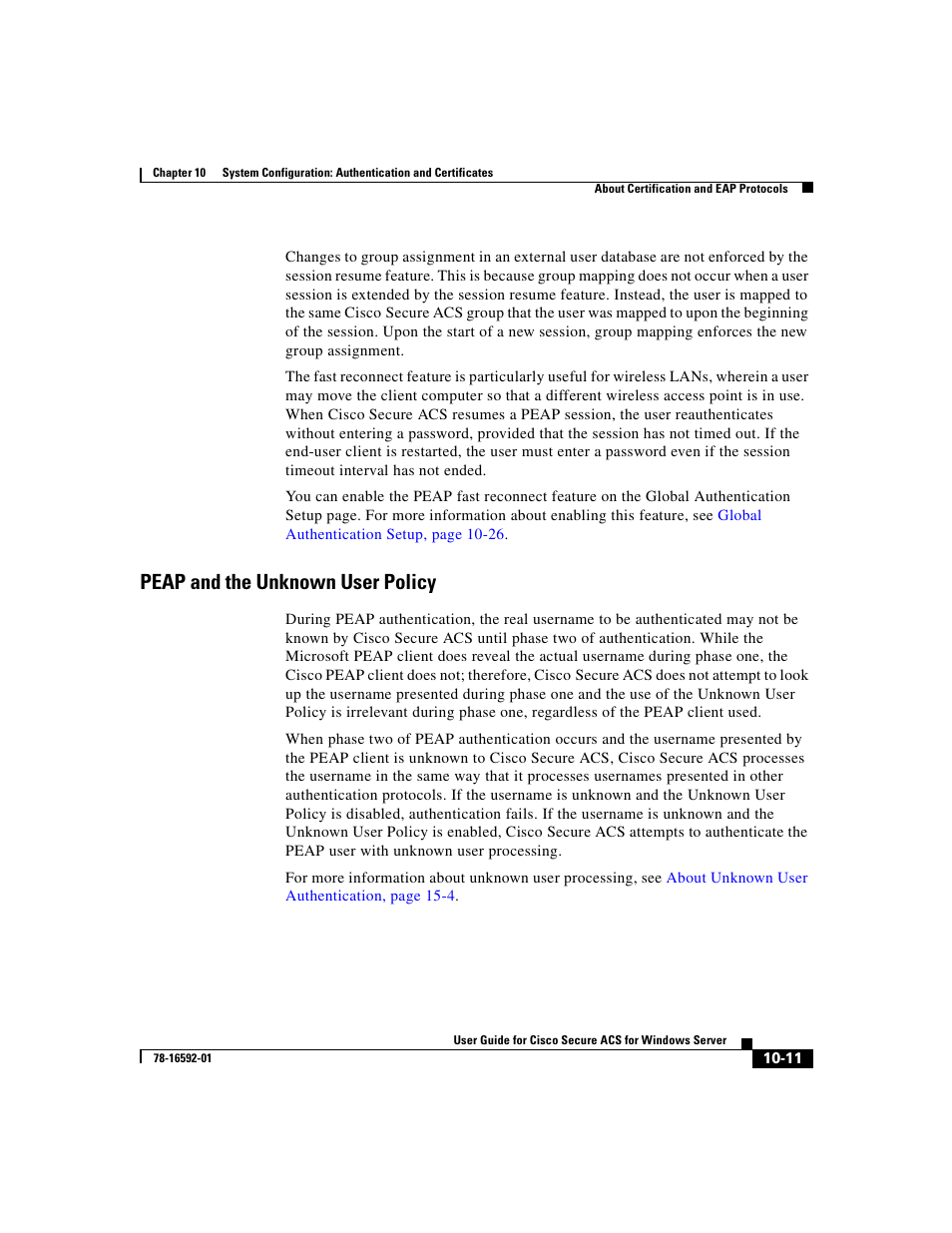 Peap and the unknown user policy | Cisco 3.3 User Manual | Page 391 / 860