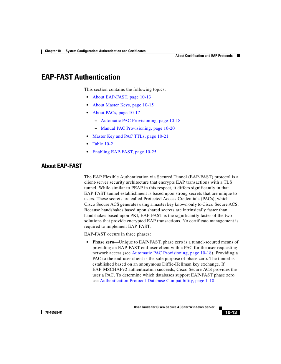 Eap-fast authentication, About eap-fast | Cisco 3.3 User Manual | Page 393 / 860