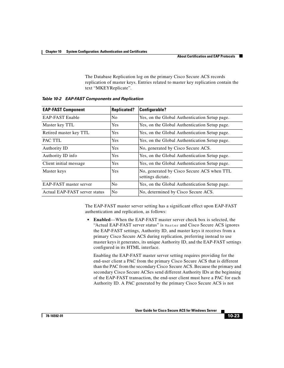 Table 10-2 | Cisco 3.3 User Manual | Page 403 / 860