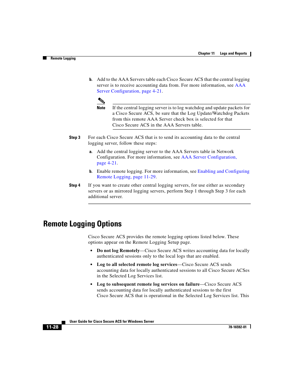 Remote logging options | Cisco 3.3 User Manual | Page 460 / 860