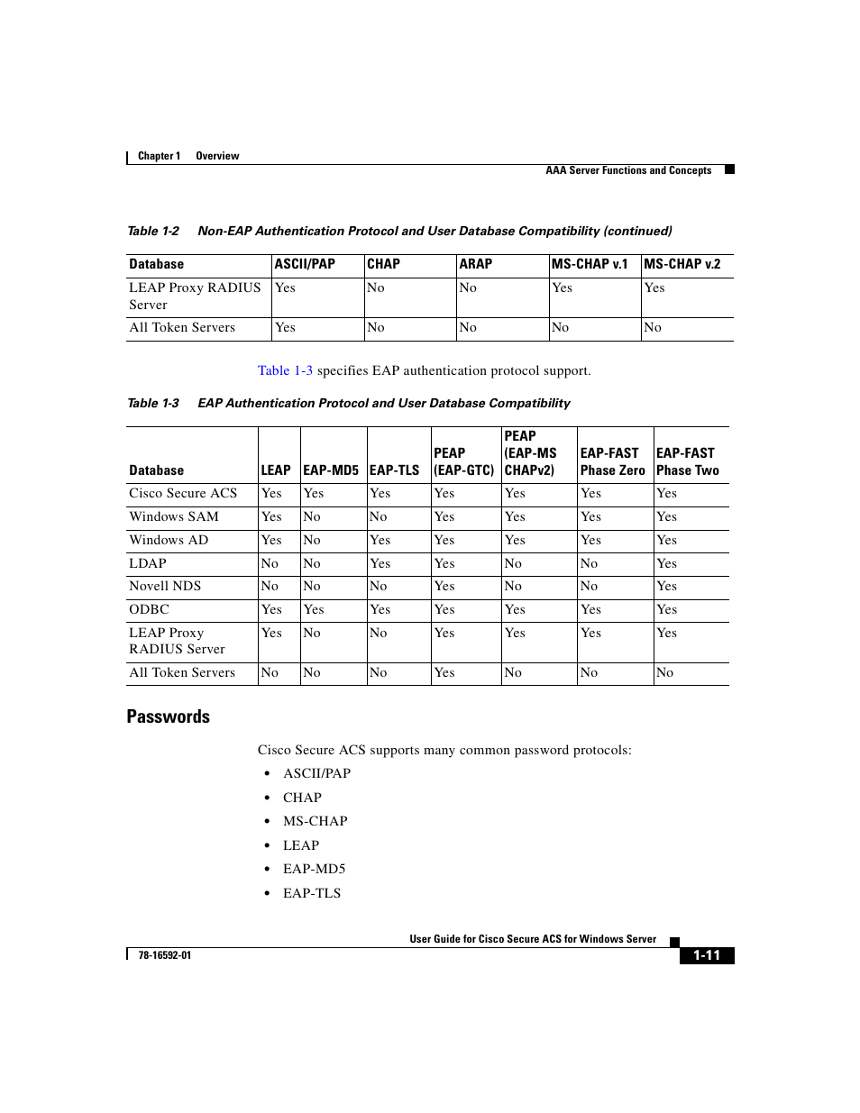 Passwords | Cisco 3.3 User Manual | Page 51 / 860