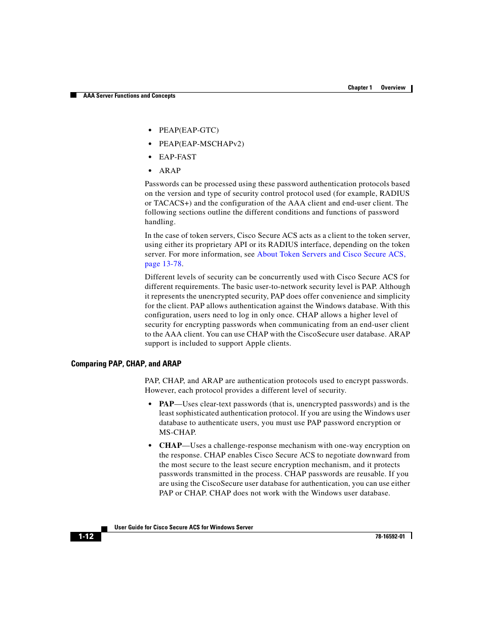 Comparing pap, chap, and arap | Cisco 3.3 User Manual | Page 52 / 860