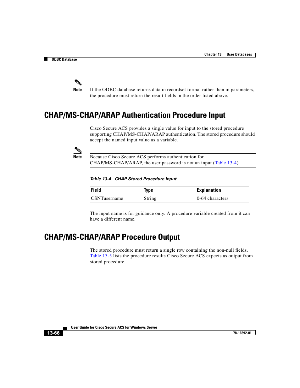 Chap/ms-chap/arap authentication procedure input, Chap/ms-chap/arap procedure output | Cisco 3.3 User Manual | Page 550 / 860