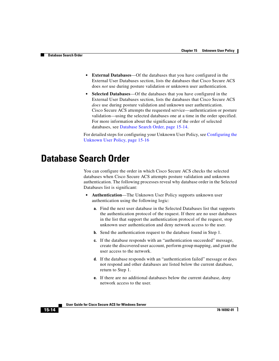 Database search order | Cisco 3.3 User Manual | Page 624 / 860