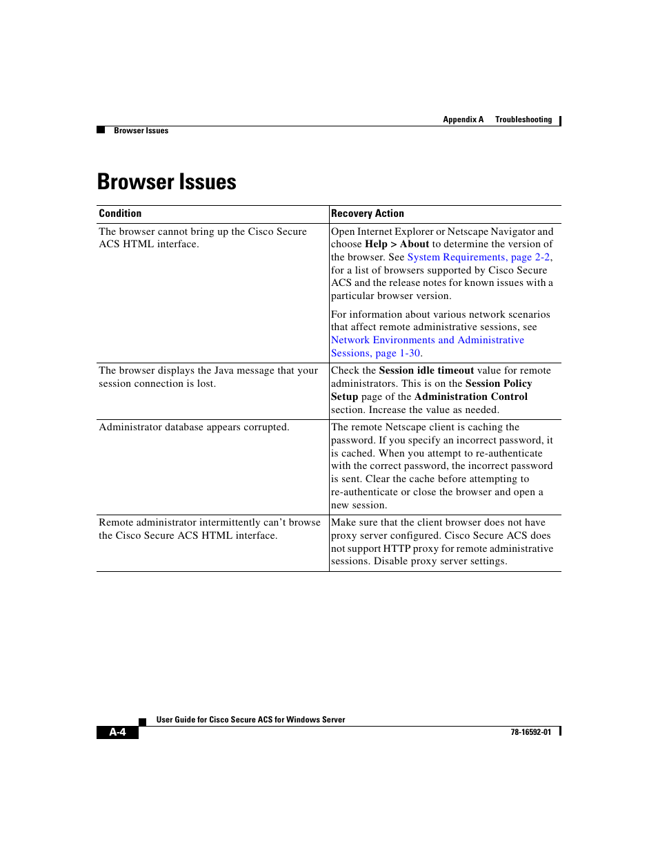 Browser issues | Cisco 3.3 User Manual | Page 648 / 860