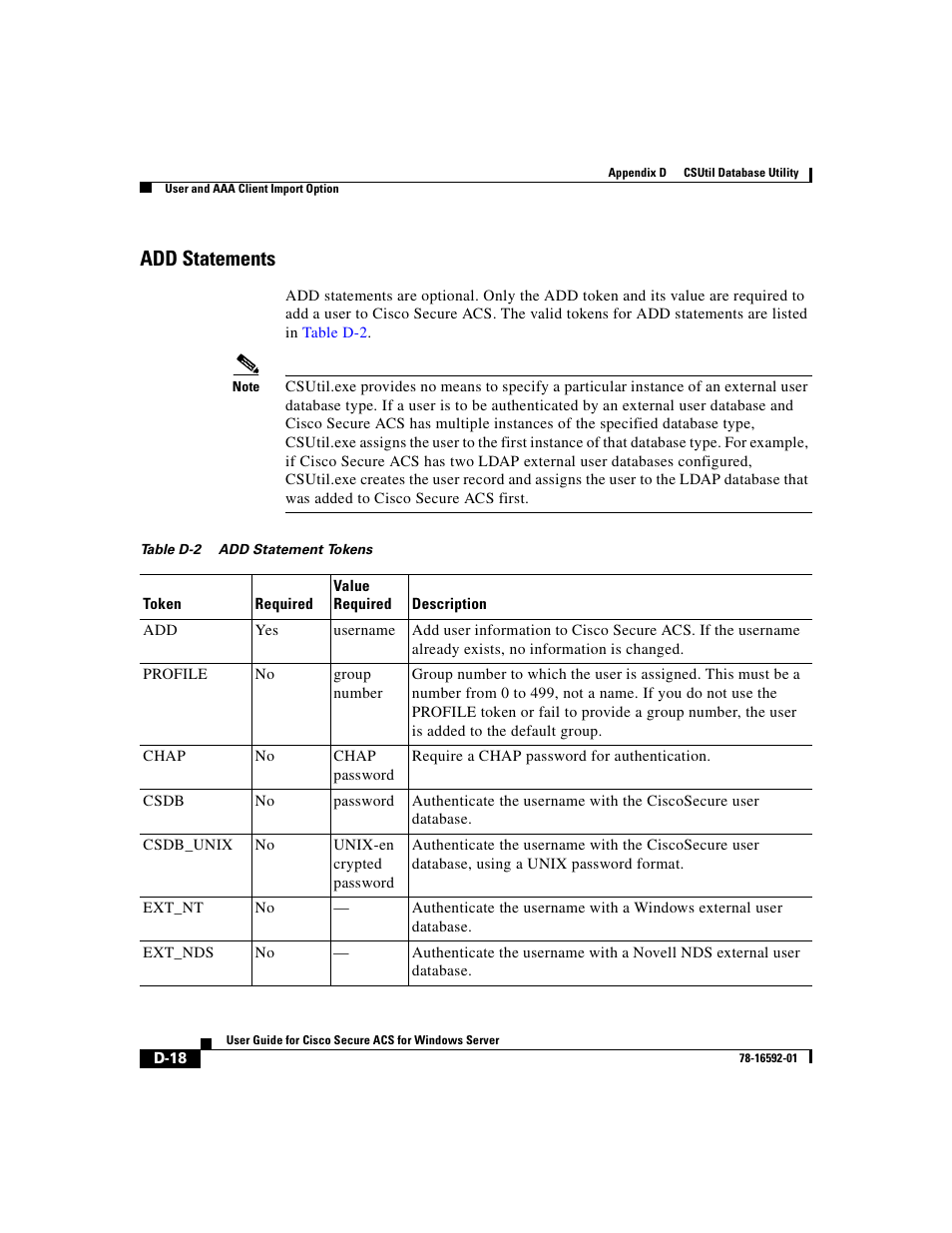 Add statements | Cisco 3.3 User Manual | Page 734 / 860