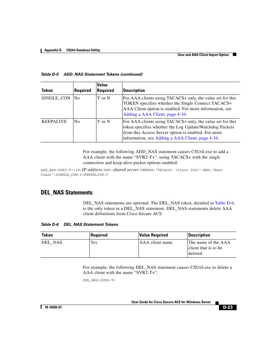 Del_nas statements | Cisco 3.3 User Manual | Page 739 / 860