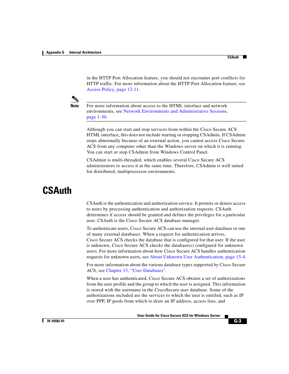 Csauth | Cisco 3.3 User Manual | Page 827 / 860