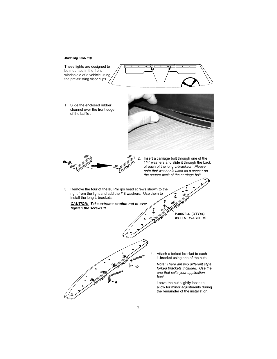 Star Headlight & Lantern ULB44 The StarBurst Phantom Undercover User Manual | Page 3 / 8