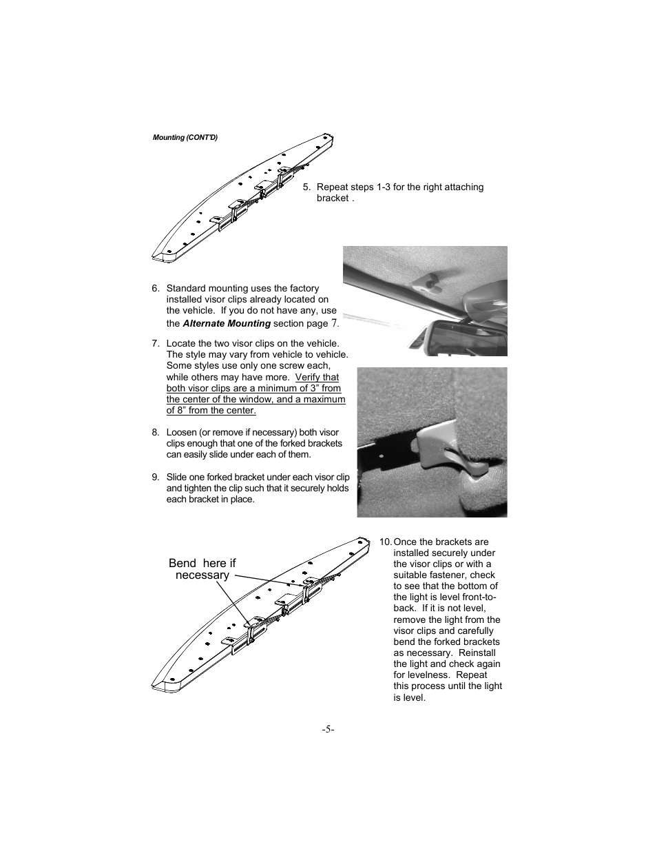 Star Headlight & Lantern ULB44 The StarBurst Phantom Undercover User Manual | Page 6 / 12