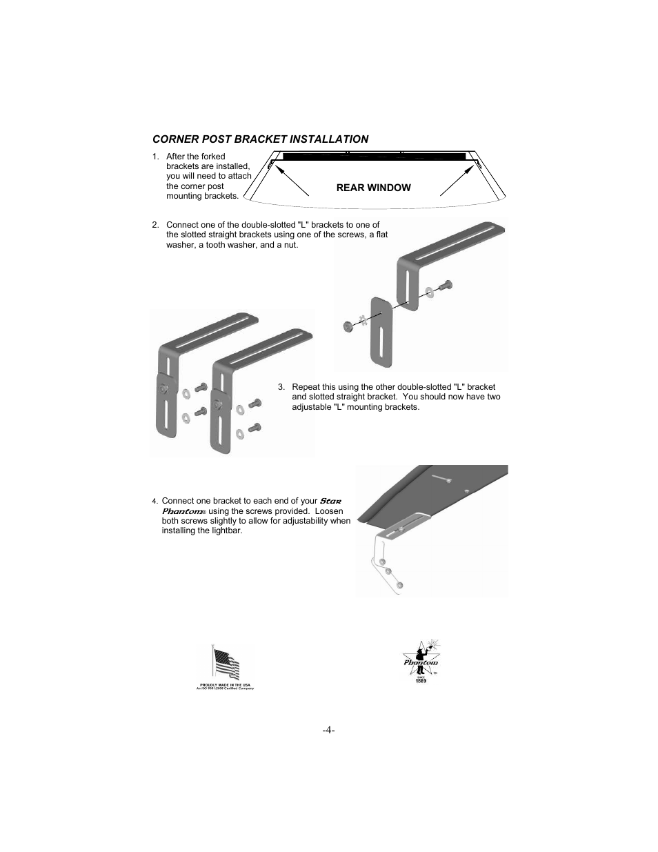 Star Headlight & Lantern ULB48 Lineum  Dual-Color Traffic Director Interior LED Lightbar User Manual | Page 5 / 16