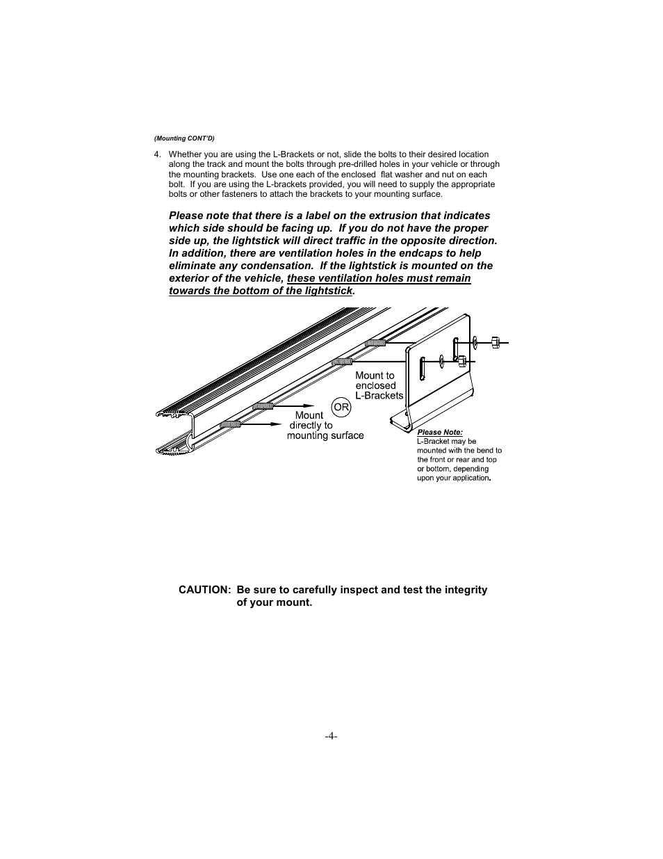 Star Headlight & Lantern TDDL15 Series High Intensity User Manual | Page 6 / 16