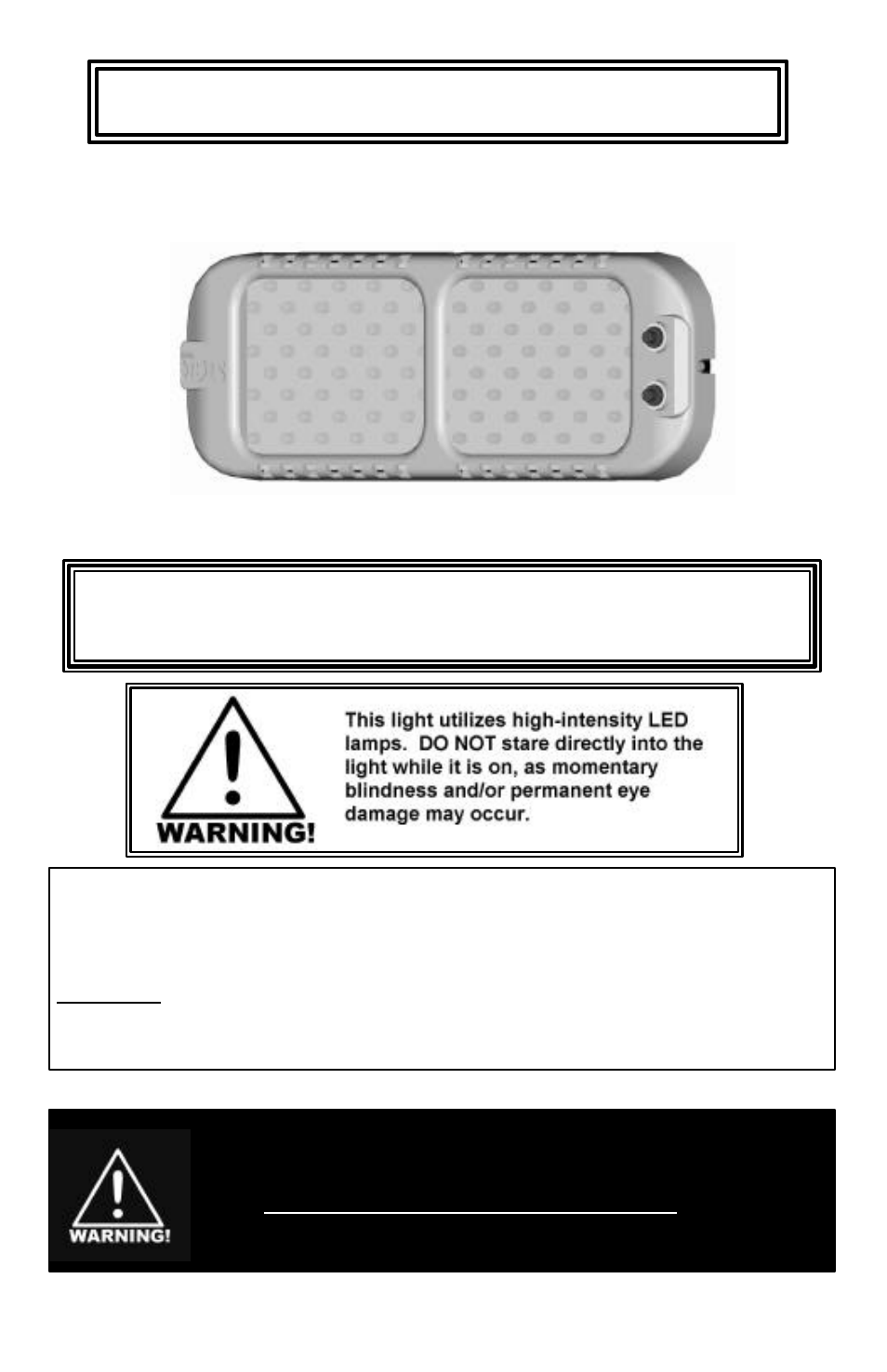 Star Headlight & Lantern VL22 StarVisor I User Manual | 4 pages