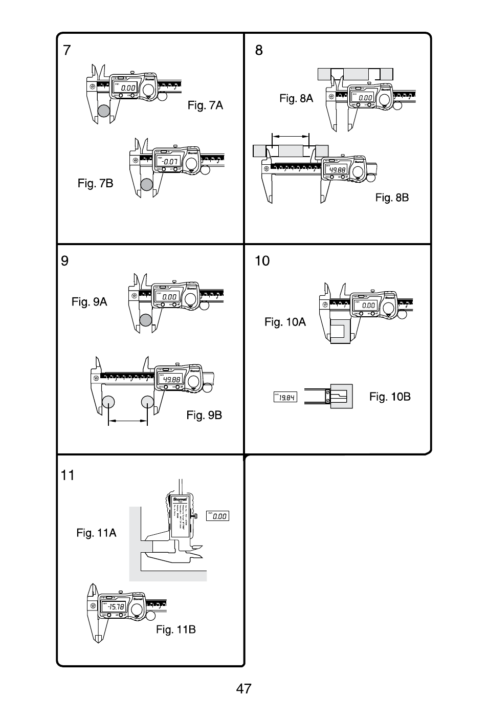 Starrett 799 Electronic Slide Caliper User Manual | Page 47 / 48