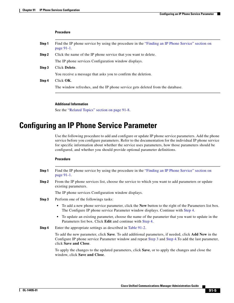 Configuring an ip phone service parameter, Configuring an ip phone service | Cisco 7940 User Manual | Page 5 / 8