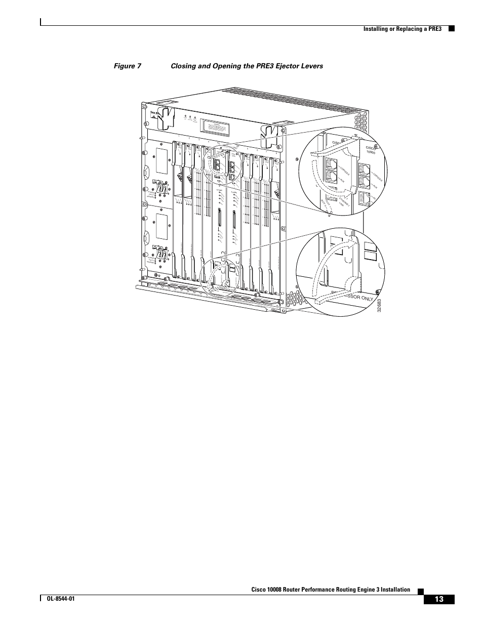 Figure 7, Ca rrierala rm loop fa il, Carrier a larm loop f ail | Ca rr ie r a lar m lo op fa il, Ca rr ier a la rm l oo p f ail, Car r ie r tx rx f ail, Ac t iv ity l in k, Sl o t 0, Console ethernet link a c tivity au x, Ac t iv it y l in k | Cisco 10008 User Manual | Page 13 / 38