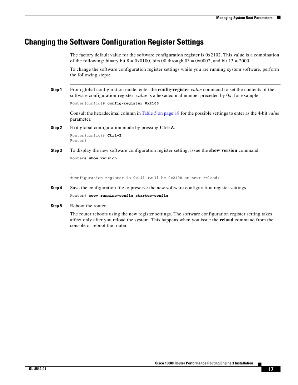 Cisco 10008 User Manual | Page 17 / 38