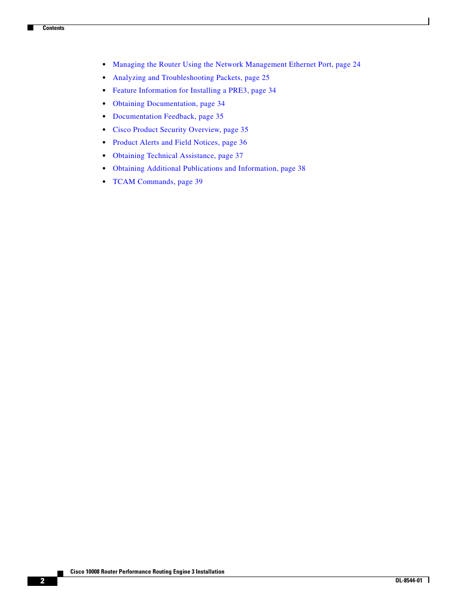 Cisco 10008 User Manual | Page 2 / 38