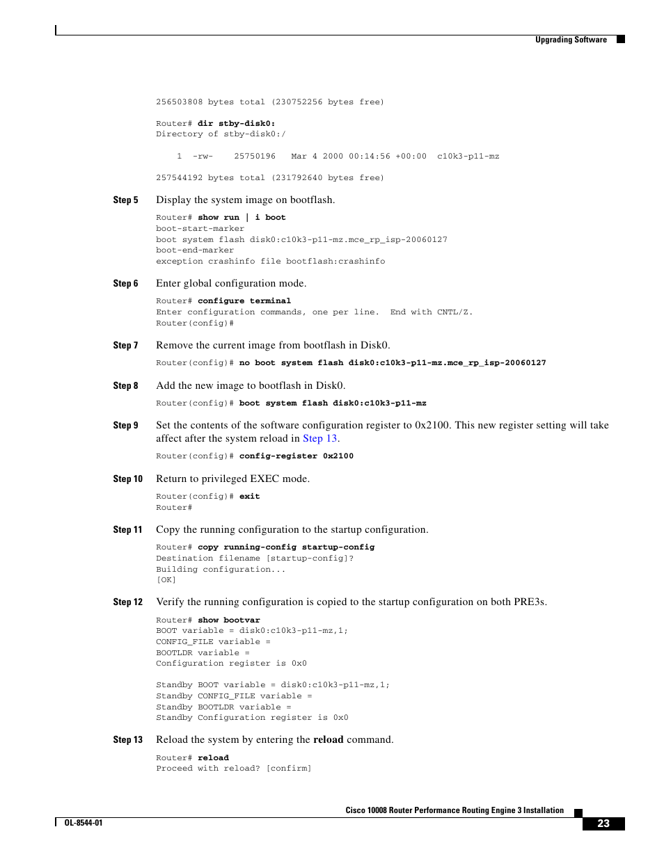 Cisco 10008 User Manual | Page 23 / 38