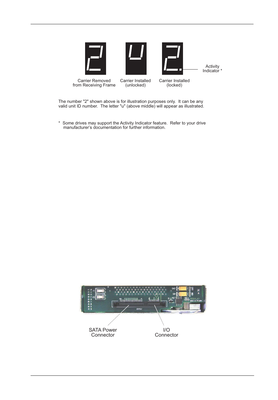Receiving frame rear panel | StorCase Technology DE50 User Manual | Page 12 / 27