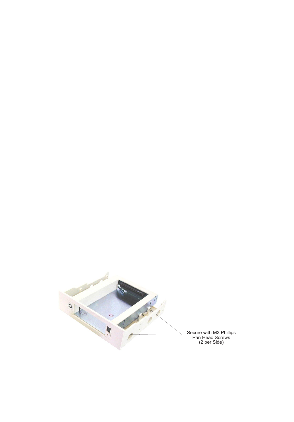 Installing the receiving frame | StorCase Technology DE50 User Manual | Page 16 / 27