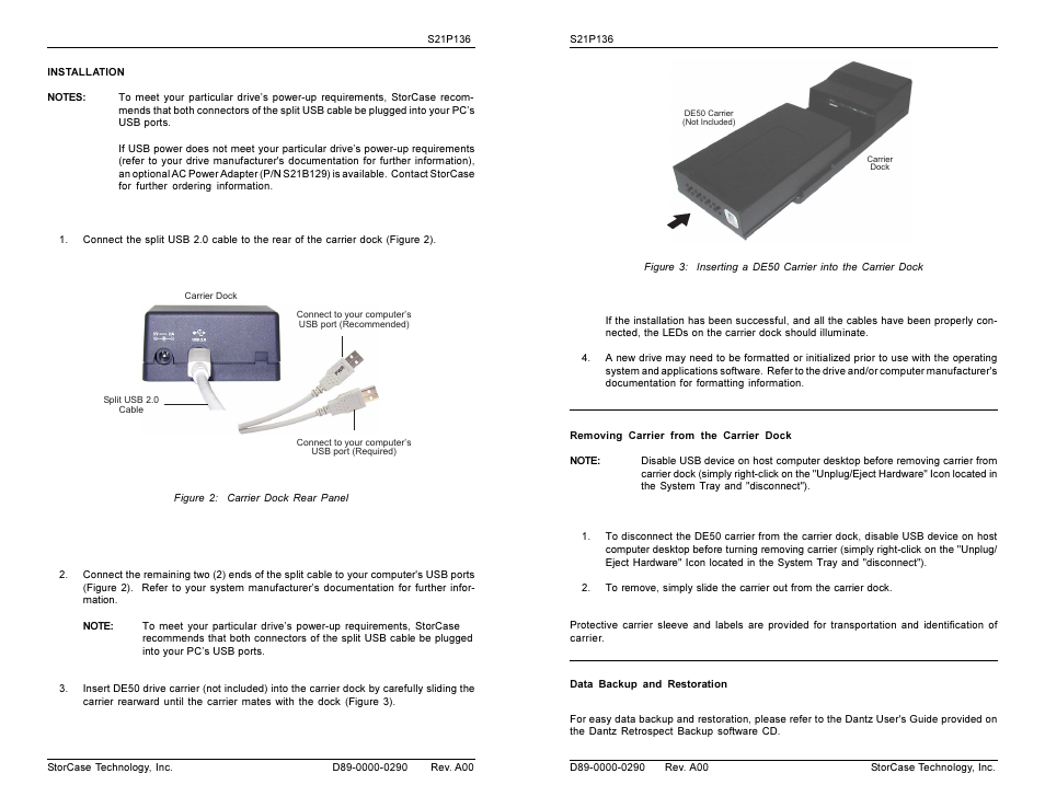 StorCase Technology DX115 User Manual | Page 2 / 2