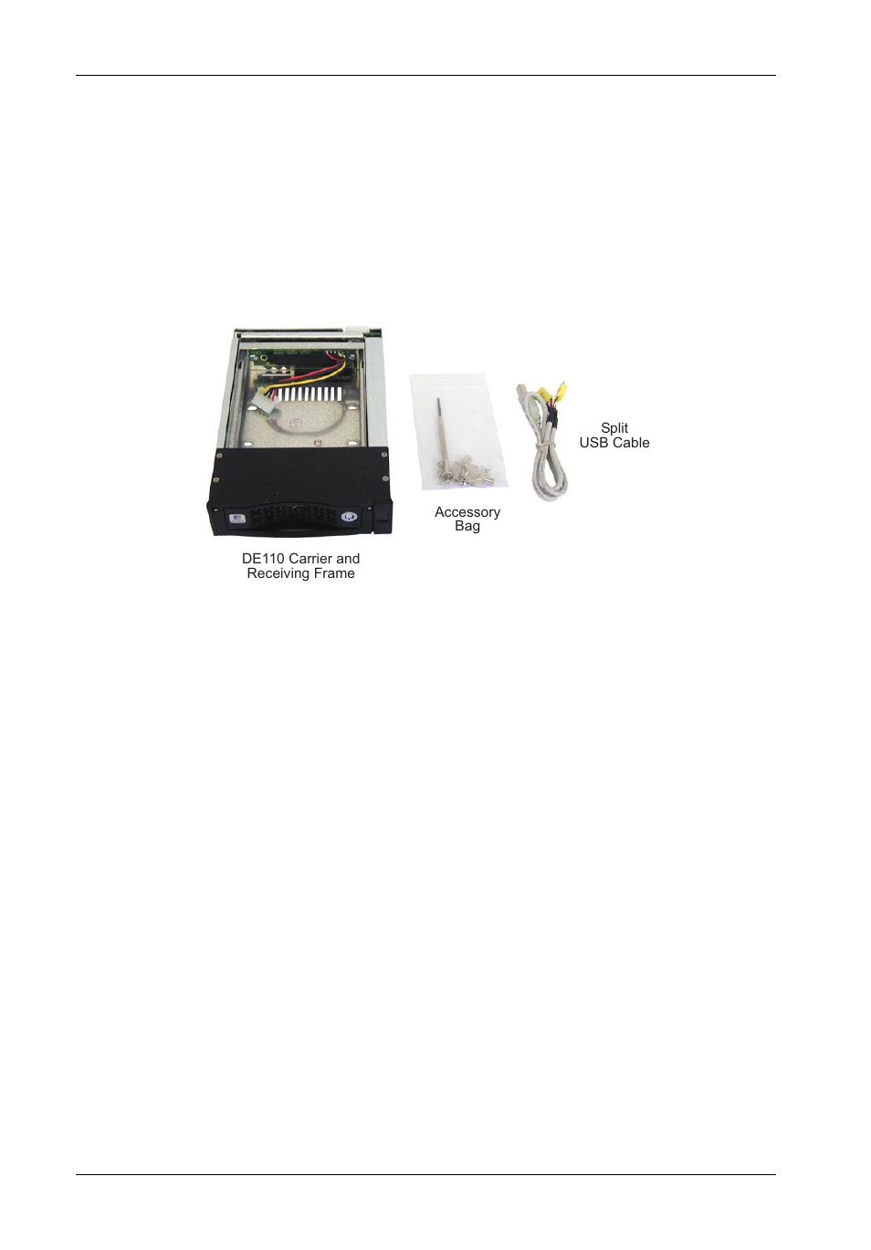Package contents | StorCase Technology DX115 User Manual | Page 9 / 31