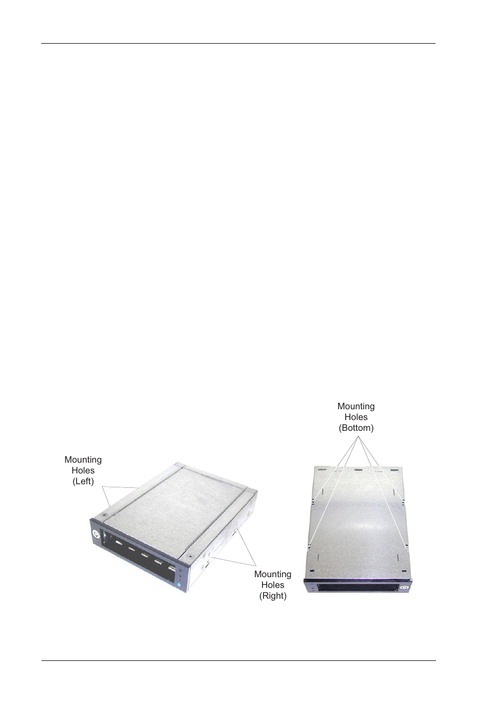 Installing the receiving frame | StorCase Technology DX115 User Manual | Page 17 / 27